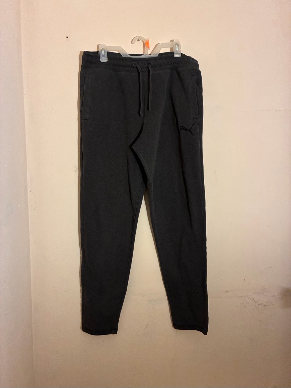 Puma Men's Black Slim Jogger Sweatpants